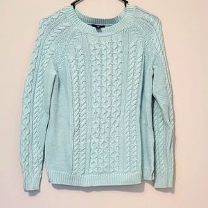 Gap Mint Cable-Knit Sweater, Size S